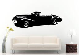 Classic Old School Antique American Muscle Sports Racing Fast Car Automobile Vehicle Wall Decal Vinyl Sticker Mural Room Decor L691