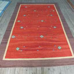 Kilim Rug, Turkish Rug, Rug 7x10 Approx., New Rug, Turkish Rug, Large Area Rug, Flatweave Rug, Red Rugs, Rug - thumbnail 4