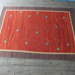 Kilim Rug, Turkish Rug, Rug 7x10 Approx., New Rug, Turkish Rug, Large Area Rug, Flatweave Rug, Red Rugs, Rug - thumbnail 3