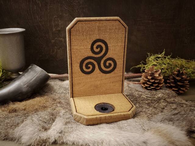 Triskele Candle Holder - image 1