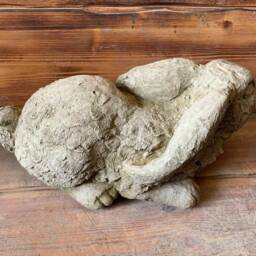 Stone Garden Large Giant Laying Sitting Rabbit Statue Ornament - thumbnail 4