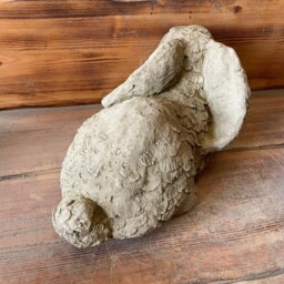 Stone Garden Large Giant Laying Sitting Rabbit Statue Ornament - thumbnail 3