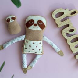 Sloth Stuffed Animal Plush Toy, Baby Shower Gift New Gift, Comforter Gift, Toy For Sleep, Sloth Fleece, Nursery - thumbnail 2