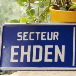 Ehden Vintage Street Sign - Aluminium Road Lebanese Souvenir Gift Wall Mount Lebanon Signs Beirut - thumbnail 2