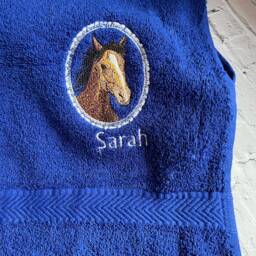 Horse Bath Towel Personalised - thumbnail 3