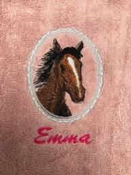 Horse Bath Towel Personalised