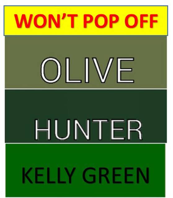 Won't Pop Off Split King/California Sheets Olive, Hunter Green, Kelly Green Deep Pocket - image 1