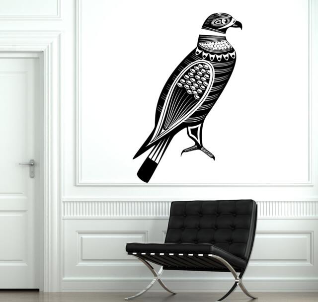 Wall Decal Birds Eagle Predator Tribal Ornament Mural Vinyl Sticker 1871Dz - image 1