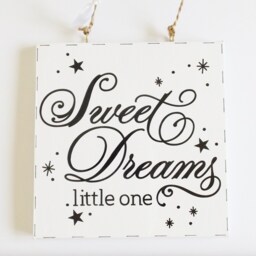 Sweet Dreams Bedroom Sign Sentiment Nursery Phrases Plaque Meaningful Thoughtful Baby Childrens Gift - thumbnail 3