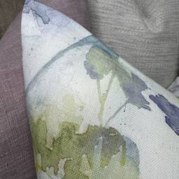 Decorative Cushion Cover, Multicoloured Pillow Cover, Watercolour Floral Throw Voyage Maison Fabric - thumbnail 3