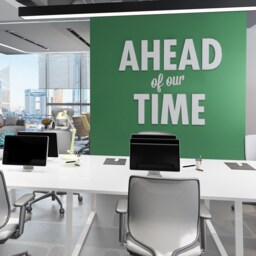 Ahead Of Our Time, Office Decor, Quotes, Wall Office, Art, Inspirational Quote, Art - Skuaout - thumbnail 1