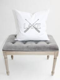 Lake Pillow Cover, Lakehouse Beach Pillow, Gift, Housewarming Cabin House - thumbnail 3