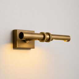 Mid Century Wall Light Fixture, Bathroom, Vanity, Bedroom Lights, Modernist Cylinder Picture Sconce - thumbnail 2