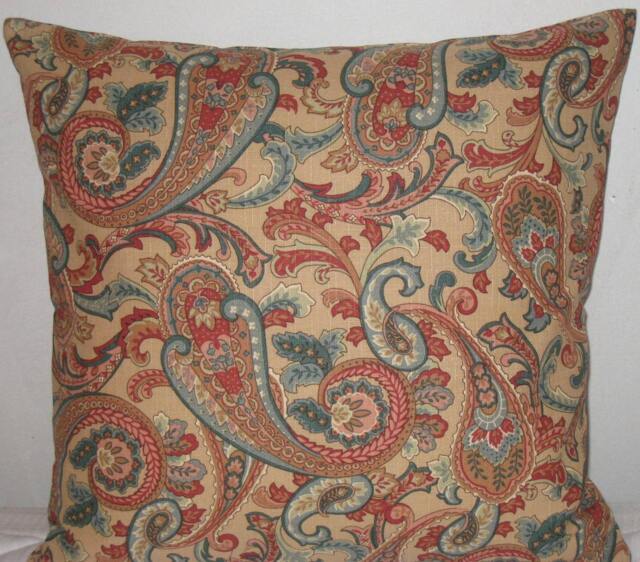 "Paisley Decorative Pillow Cover-20""x20" - image 1