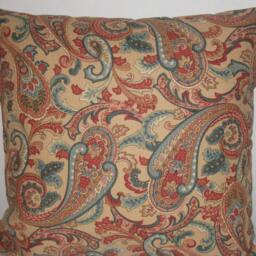 "Paisley Decorative Pillow Cover-20""x20" - thumbnail 3