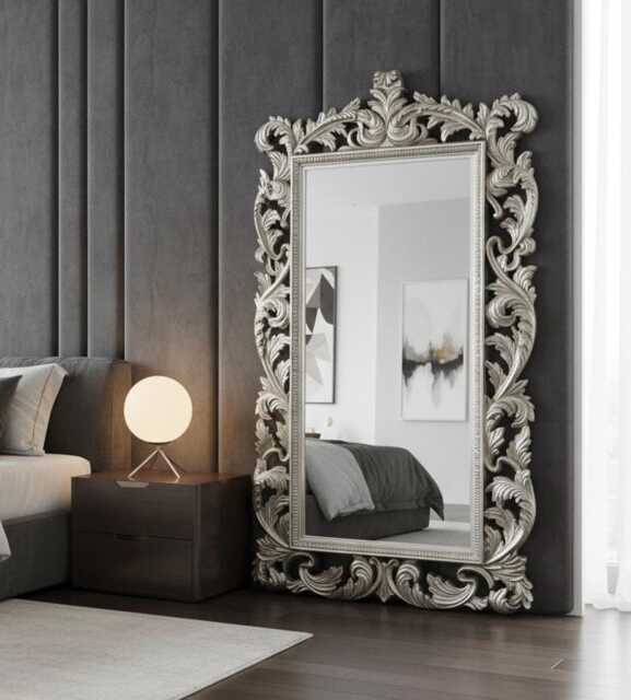 Huge Free Standing Mirror French Gabriella 107cm X 197cm Leaner Ornate Antique - image 1