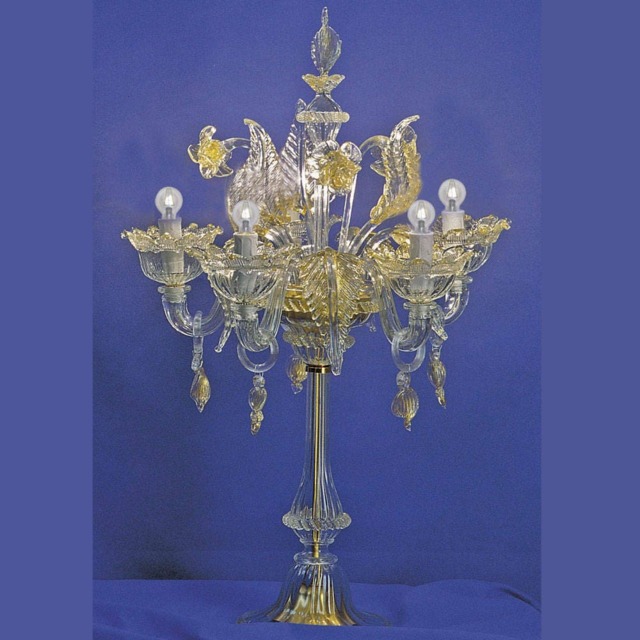Imperial Gold Crystal Table Lamp