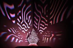 Lampgeo -- Oganic Prism Rechargeable Led Shadow Lamp