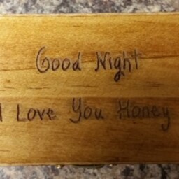Exact Copied Handwriting From Your Loved One, Child's 1st Writing, Box, Small Jewelry Trinket Ring Keepsake - thumbnail 3