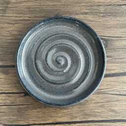 Handmade Ceramic Soap Dish Ridged Stoneware Shampoo Bar Holder