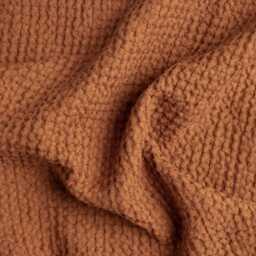 Cinnamon Waffle 5 Face Cloth Set - Soft Linen Cotton Washcloths For Daily Skincare, Baby Care Or Bath Eco Friendly, Zero Waste Towels Gift - thumbnail 3