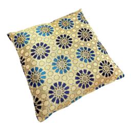 Tiles Mosaic Moroccan Original Cushion Covers - Moorish Arabesque Style Zellige Pillow Cover Home Decor 43 X cm - thumbnail 3