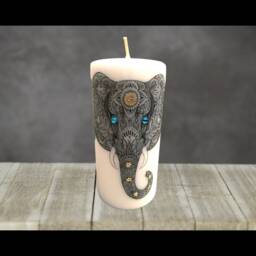 Elephant Candles, Gift, Decor, Gifts For Women, Lovers Gifts, Boho - thumbnail 3