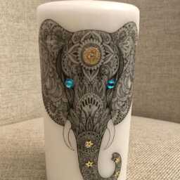 Elephant Candles, Gift, Decor, Gifts For Women, Lovers Gifts, Boho - thumbnail 2