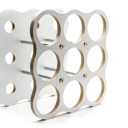 Modern/Contemporary Wave Tabletop Wine Rack/Wine Storage - thumbnail 2