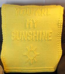 You Are My Sunshine Crochet Baby Blanket Pattern - Instant Download