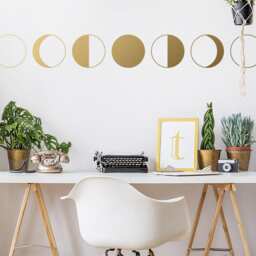 Moon Phases Wall Decal - Of The Decor, Celestial Art, Astronomy Gift, Zodiac Decor - thumbnail 2