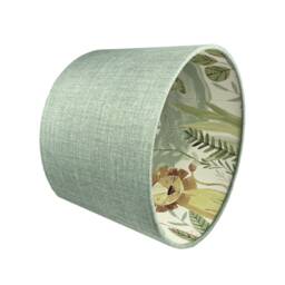 Jungle Animal Lampshade For Ceiling & Table Lamps, Safari Lion Kids Nursery Bedroom Drum Light Shade - thumbnail 2