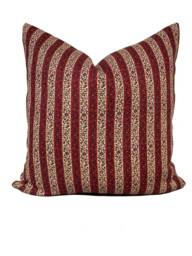 Soane Great Britain Qajar Stripe Original Linen Cushion Cover Pillow Double Sided - thumbnail 1