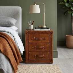Vintage English Style Nightstands, Matching Bedroom Gifts, His & Hers Bedside Drawers - thumbnail 2