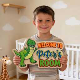 Personalized Toy Story Wooden Name Sign, Pixar Inspired Baby Nursery Room Decor, Custom Kids Wall Decor - thumbnail 1