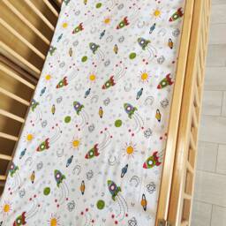 Space Rocket Pillowcase, Stars, Planets, 100% Cotton - thumbnail 4