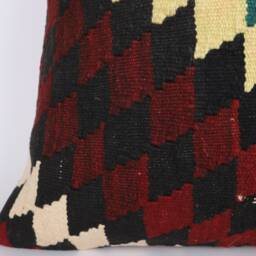 Handmade Turkish Kilim Pillow Cover 20x20 Sofa - thumbnail 2