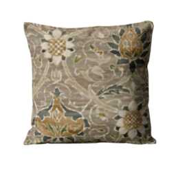 William Morris Velvet Cushion Cover Arts & Crafts Throw Pillow - thumbnail 1