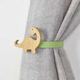 Dinosaur Curtain Tieback - Kids Bedroom Decor L 6 Designs 15 Colours - thumbnail 2