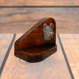 Briard - Wooden Candlestick With Dog, Souvenir, Decoration, Limited Edition, Collection - thumbnail 3