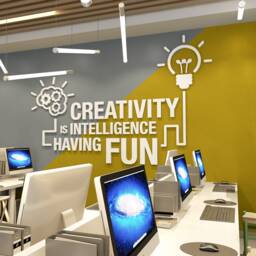 Office Wall Art, Dimensional Letters Wall, Creativity Office Art To Trendy Offices, Workspace Decor, Skucrtmd
