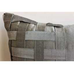"Designer Pintucks, Textured, Basket Weave Toss Pillows 16""x16" - thumbnail 2