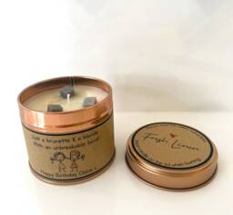 Personalised Bestie Birthday Candle - Brunette & Blonde, Handmade Personalised With Name - thumbnail 1