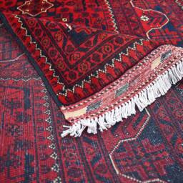 3x5 Afghan Bukhara Rug Hand-Knotted Wool Tribal Carpet - thumbnail 4
