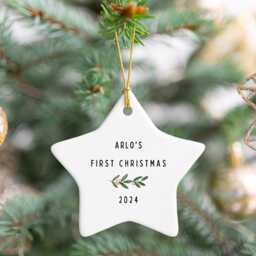 Baby's First Christmas Ornament - Personalised Baby Bauble Keepsake New Gift - thumbnail 4