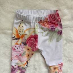 Newborn Girl Take Home Set. Swaddle Blanket & Hat Leggings. Clothes. Baby Shower Gift. Photo Prop - thumbnail 4