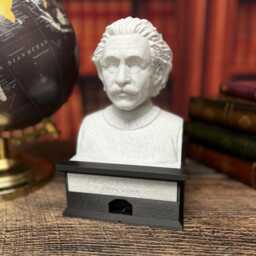 Albert Einstein Talking Bust - Press The Button For A Fun Quote Or Fact Collectible Toy Figurine Novelty Video in Description - thumbnail 1