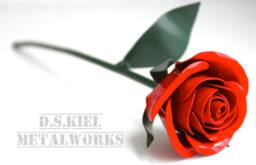Dozen Metal Rose Bouquet, 11Th Anniversary, 6Th 4Th Wedding Anniversary - thumbnail 1