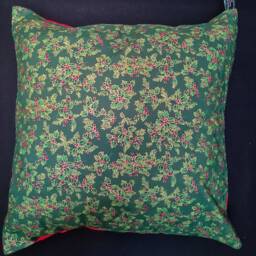 Christmas Holly & Berry Cushion Cover Fits 18 - thumbnail 3