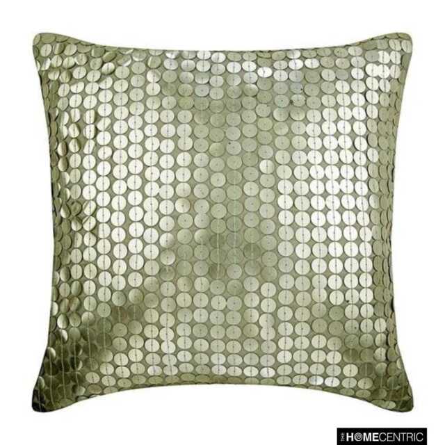 "Decorative Silver Sofa Throw 16""x16" - image 1